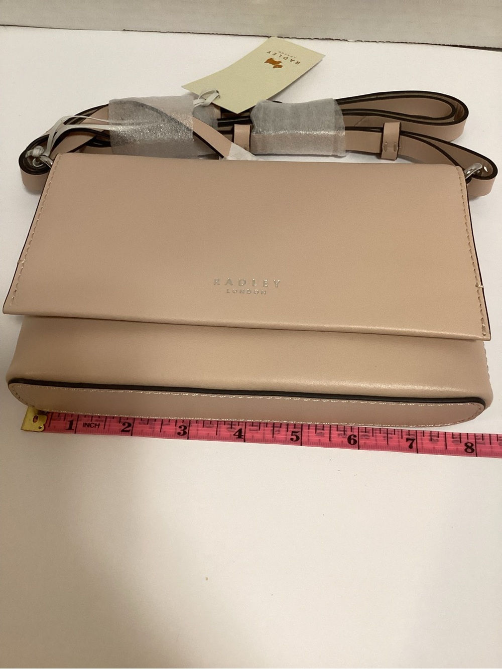 RADLEY LONDON Blush Pink Leather Crossbody Bag NWT - Picture 11 of 16